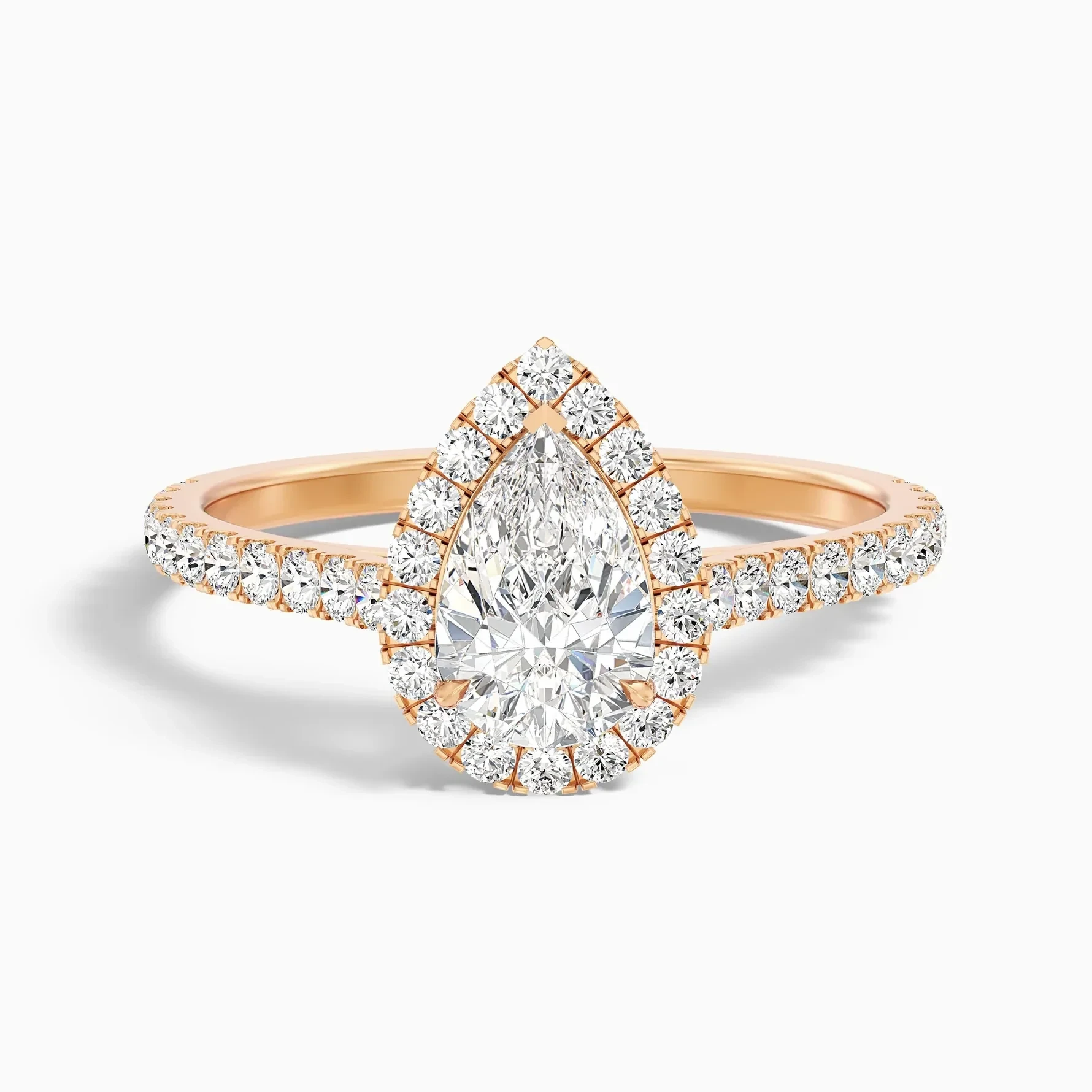 Pear Diamond Ring